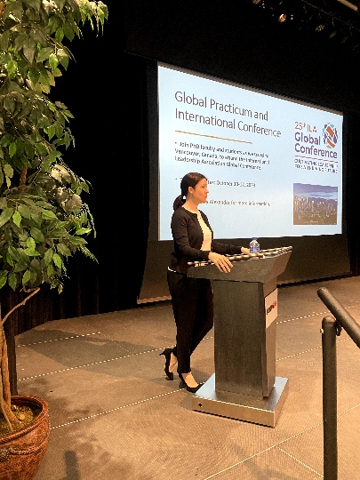 Dr Carly Speranza Speaking at Global Conference